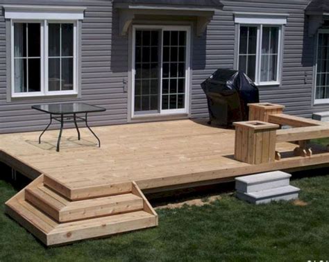 Flawless Beautiful Backyard Wooden Deck Design Ideas That You Must