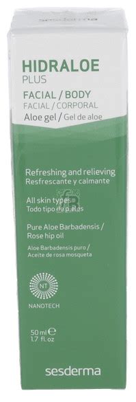 Hidraloe Plus Gel Aloe Vera 60Ml Farmacia Ribera