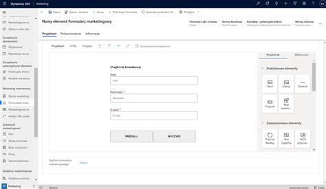 OutOfTheBoxCRM 32 Formularze Marketingowe W Dynamics 365 Marketing