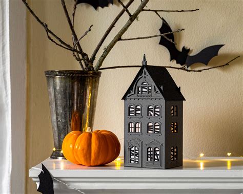 Haunted House Paper Luminary For Halloween A Spooky Sustainable