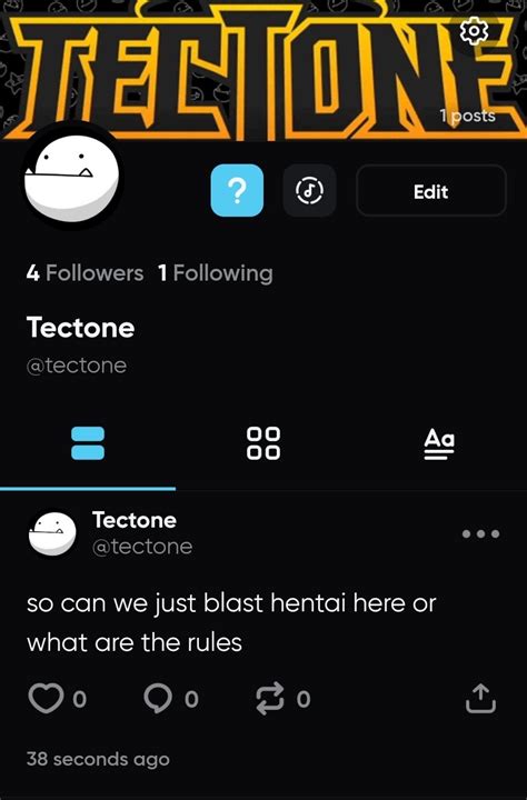 Tectone On Twitter If We Can T Post Hentai Here Hive Will Be Dead In Week Https T Co