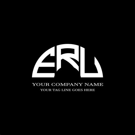 ERU letter logo creative design with vector graphic 7887665 Vector Art at Vecteezy