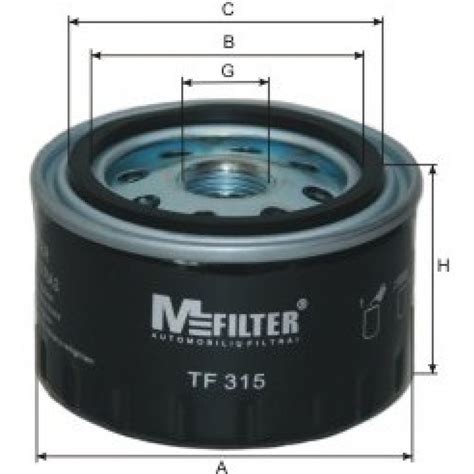 Oil Filter MFILTER TF 315 - Trodo.com