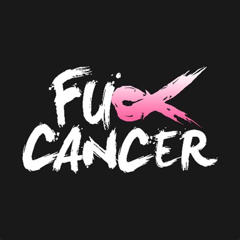 Fck Cancer Awareness T Shirt For Cancer Survivor Breast Cancer T Shirt Teepublic