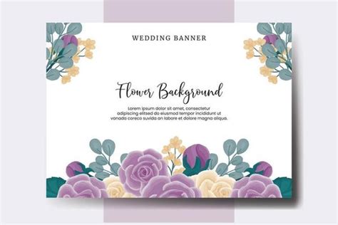 Wedding Banner Template Vector Art, Icons, and Graphics for Free Download