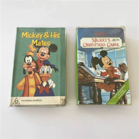 Vintage Disney Vhs Home Video Mickey Mouse Vhs Video Tapes Rare