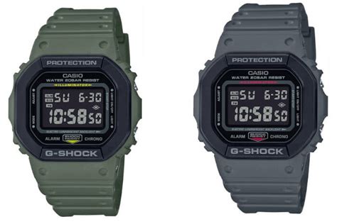 G Shock Dw 5610 Dw 5610su And Dw 5610sus Layered Bezel