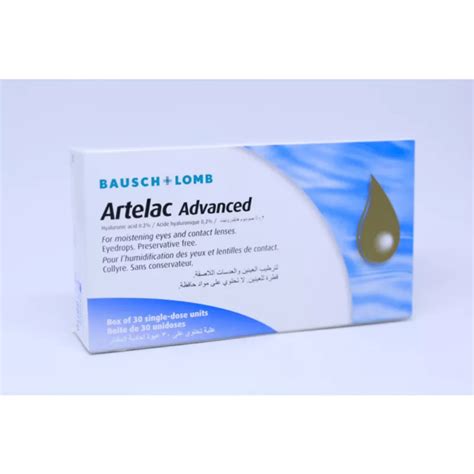 Artelac Advanced 1988 Mgml Eye Drop 30s Al Thiqa Pharmacy