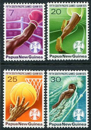 Stamps World Papua New Guinea MUH Stamps 1975 Pacific Games 4