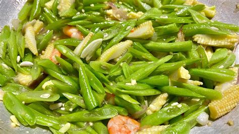 Sayur Kacang Buncis Goreng Udang Sedap Makan Bertambah Tambah French