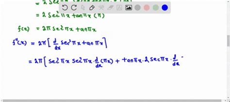 SOLVED Determinar Una Segunda Derivada En Los Ejercicios 85 A 90