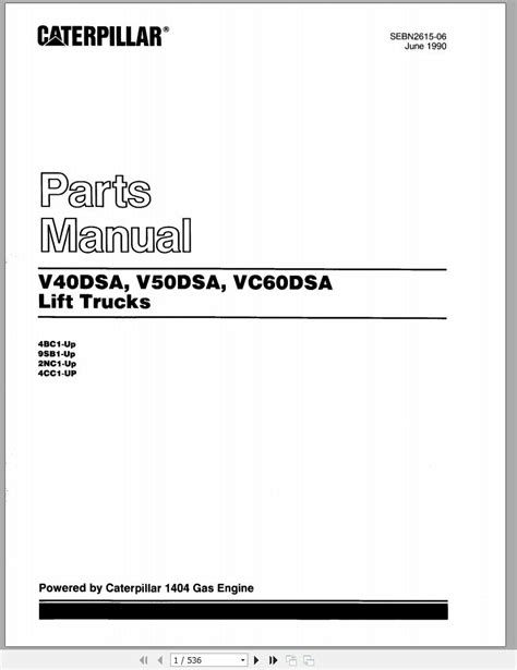 Cat Forklift Vc D Spare Parts Manual Auto Repair Manual Forum