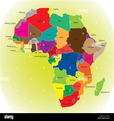 Africa Border Map