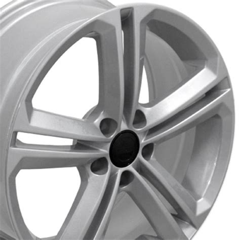 Volkswagen Wheels Vw Jetta Rims Vw18 18x8 Silver Jetta Wheels