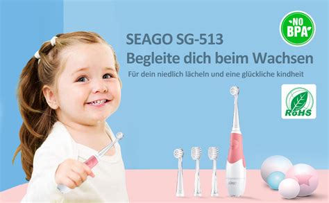 Seago Sg Elektrische Zahnb Rste Kinder Baby Kinderzahnb Rste