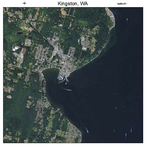 Aerial Photography Map of Kingston, WA Washington