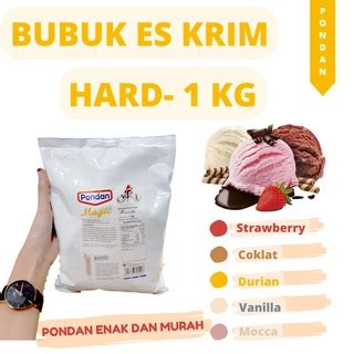 Jual Tepung Es Cream Pondan Bubuk Es Krim Pondan Merk Tepung Ice