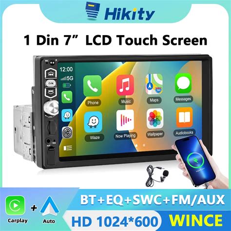 Hikity Autorradio Con Pantalla T Ctil LCD Para Coche Reproductor De