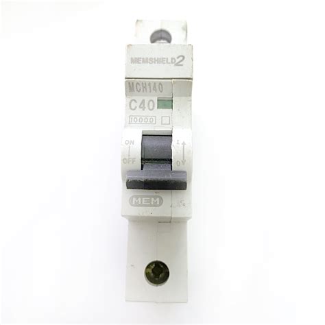 MCB S MEM Memshield 2 MCH140 C40 40A 40 MCB Circuit Breaker Type C