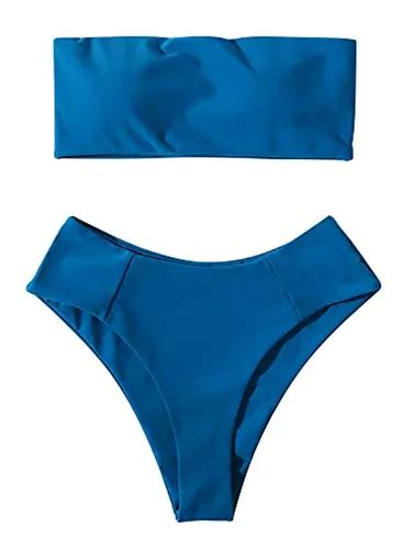 Omkagi Bikini Bandeau De 2 Piezas Para Mujer Traje De Baño Envío gratis