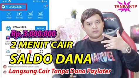 Tanpa KTP Cara Pinjam Uang Di Dana Langsung Cair Pinjaman Saldo Dana