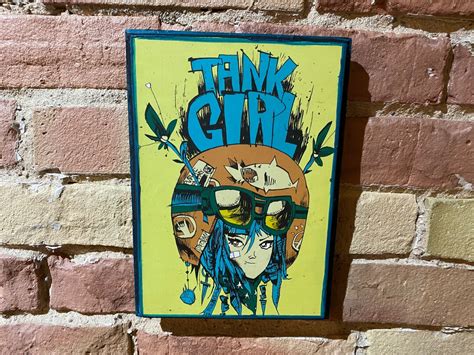 Tank Girl Handmade Movie Mini Poster Wood Art Plaque 9x7 - Etsy