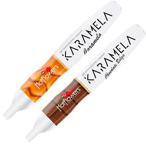 Caneta Comest Vel Hot Pen Karamela G Hot Flowers