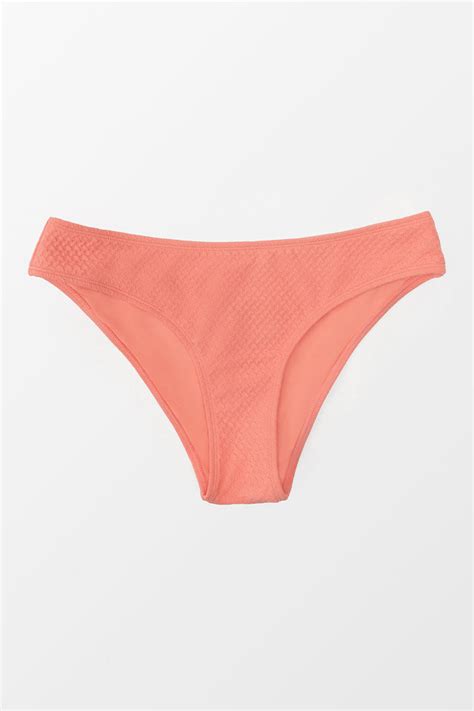 Sanddollar Texture Standard Rise Hipster Bikini Bottom
