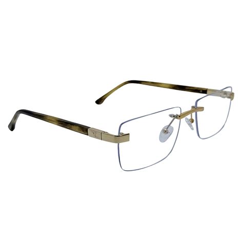 Exclusive Rimless Eyeglasses Nine Optic