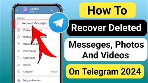 How To Recover Deleted Telegram Message Chats Pictures And Videos