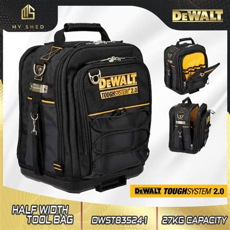 DeWalt DWST83524-1 TOUGHSYSTEM 2.0 Half Width Tool Bag with 27KG Load ...