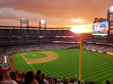 Sunset at the Phillies game : r/philadelphia