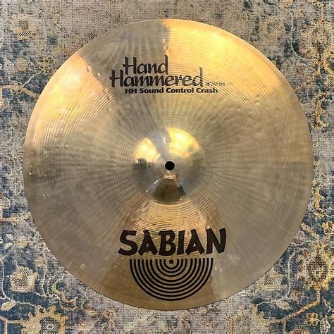 MELLOW Sabian HH SOUND CONTROL Crash 16 Hand Hammered 1038 Reverb