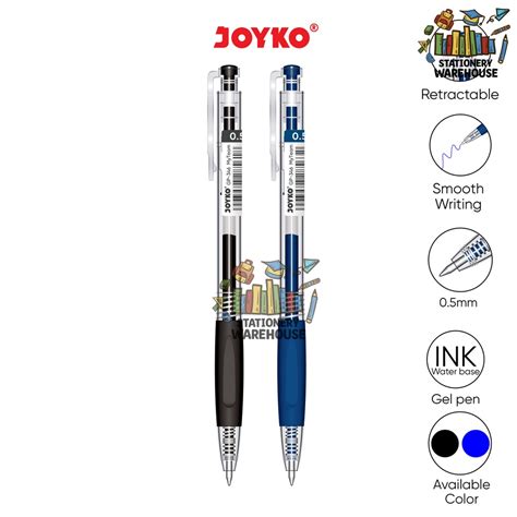 Jual Gel Pen Pulpen Pena Joyko GP 346 My Team 0 5 Mm Shopee Indonesia