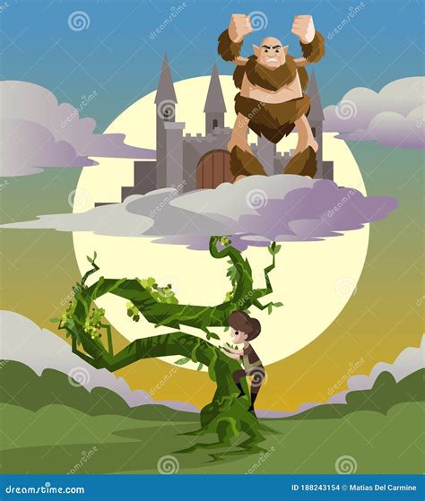 Beanstalk And Castle Royalty-Free Stock Photography | CartoonDealer.com ...