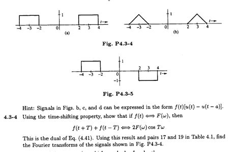 Solved Fig P4 3 4 Fig P4 3 5 Hint Signals In Figs B C