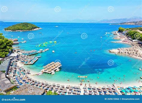 ksamil beaches  islands  bay  tetran archipelago ksamil