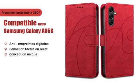 Reshias Coque Pour Samsung Galaxy A S Avec Pi Ce Protection Cran En