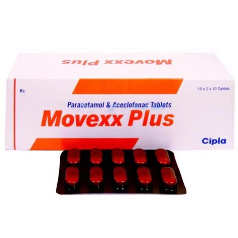 Medicine Grade Movexx Plus Tab Packaging Type Strips 600mg At Rs 56