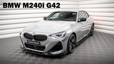 Bmw M240i G42 Maxton Design Splitters Presentation 142 Youtube