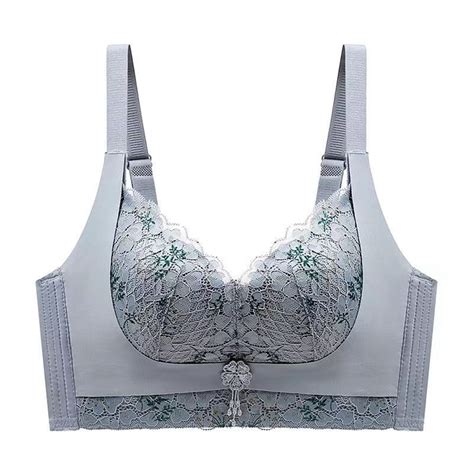 Ramiter Plus Size Lingerie Low Cut Bra For Womens Deep V Underwear Bralette Crop Top Sexy Female