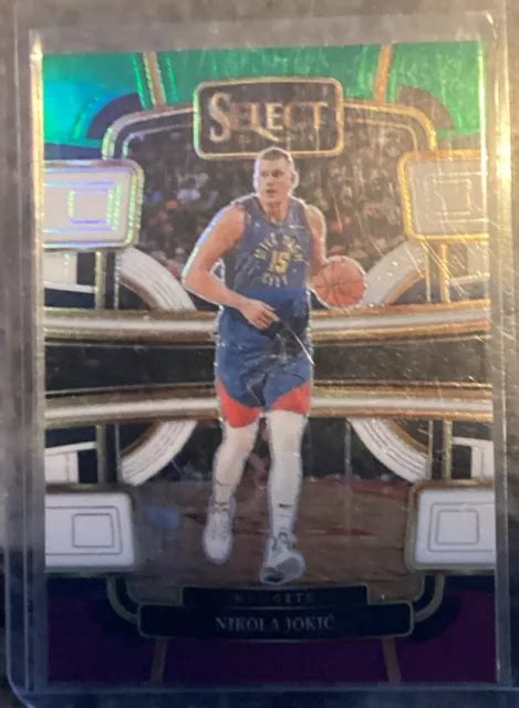 Carte R Fracteur Prizm Tricolore Panini Select Nikola Jokic Eur