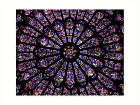 "Notre Dame Rose Window" Art Prints by Sara Fideler | Redbubble