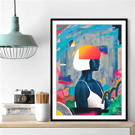 Blue Girl Wall Art