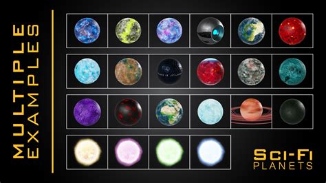 Sci-Fi Planets in Props - UE Marketplace