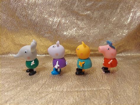 Peppa Pig Wfriends Figures Elephant Cat Sheep Suzie Candy Edmond Toys