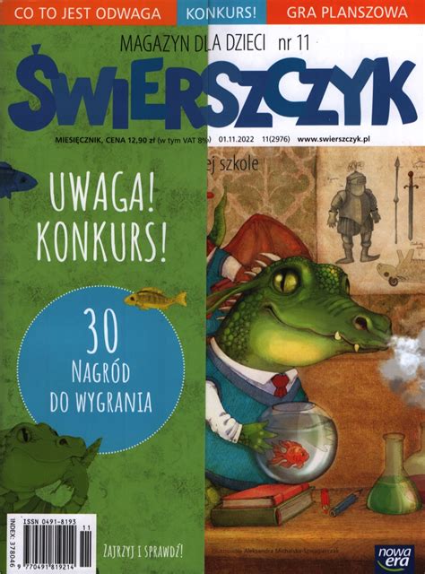 11 2022 ŚWIERSZCZYK MAGAZYN DLA DZIECI 13019735682 Czasopismo Allegro