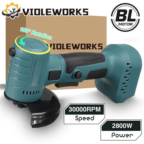 Violeworks Brushless W Angle Grinder Cordless Mini Polishing