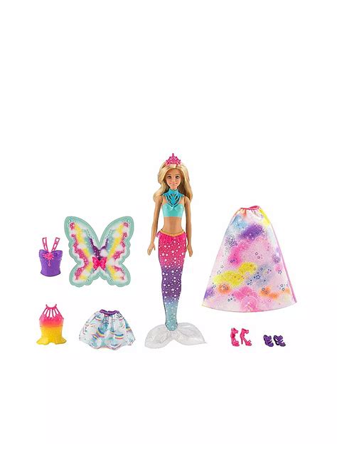 MATTEL Barbie Dreamtopia Regenbogen Königreich 3 in 1 Fantasie Puppe