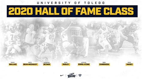 Updated: 2020 Varsity ‘T’ Hall of Fame Class Announced | UToledo News